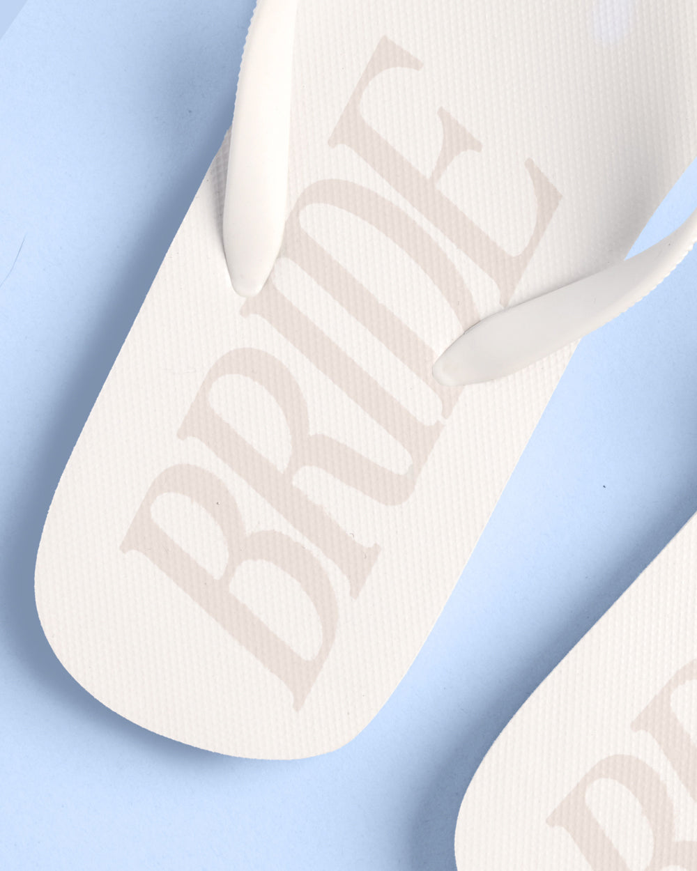 Bride Flip Flops - rubber flip flops