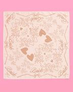 Beige Bride Headscarf - white silk bride head scarf