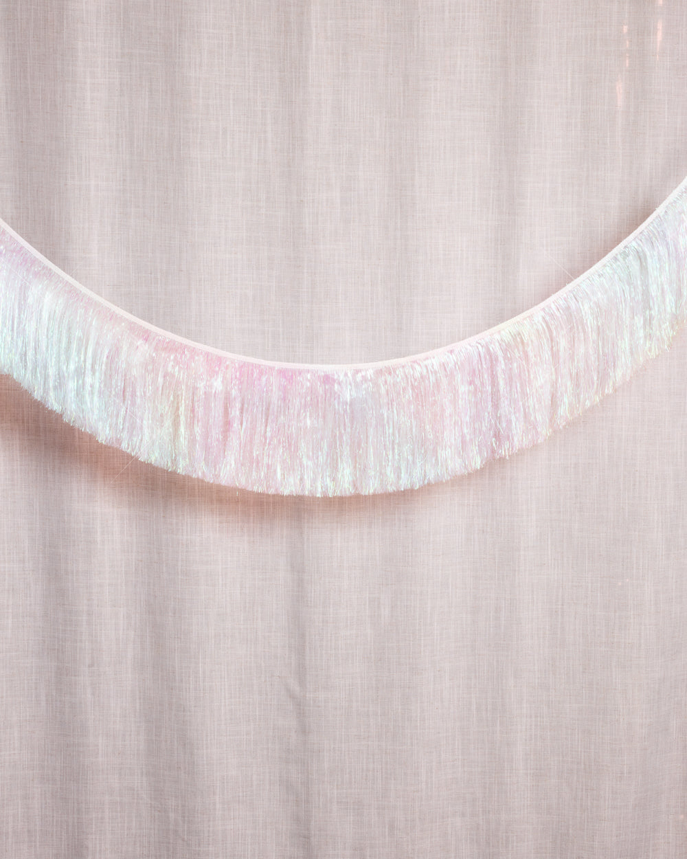 Iridescent Fringe - iridescent foil banner