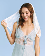 Lace on Lace Veil - layered multi lace veil