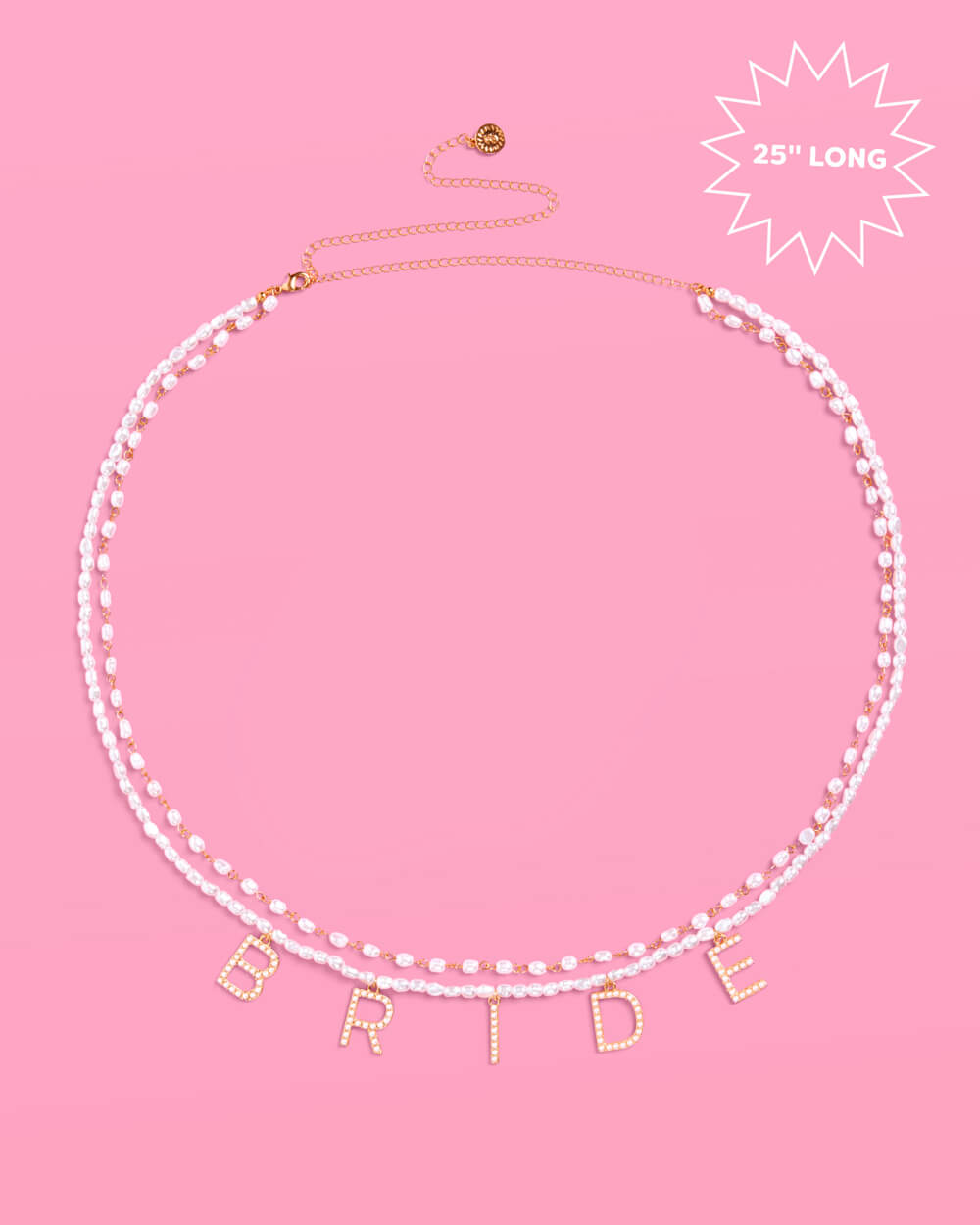 Bride Pearl Belly Chain - pearl + gold body chain