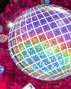 Shimmer Disco Plates - 25 foil paper plates