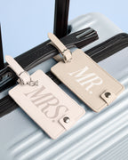 Mr And Mrs Luggage Tags - 2 pc travel tag set