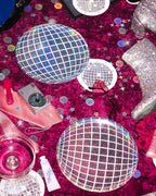 Shimmer Disco Plates - 25 foil paper plates