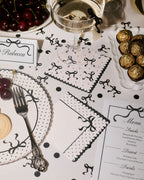 Little Black Bow Napkins - 24 paper napkins