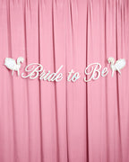 Swan to Be Banner - iridescent foil banner