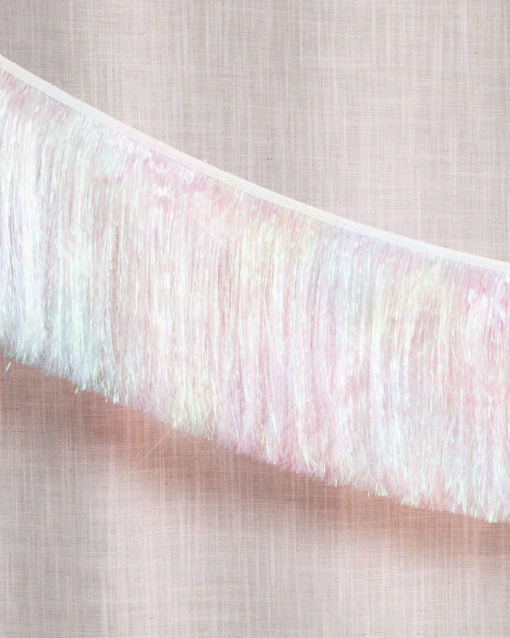 Iridescent Fringe - iridescent foil banner