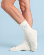 Bride Cloud Socks - fuzzy ivory socks