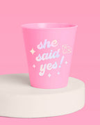 She Said Yes! Shots - 12 matte 2 oz shot glasses
