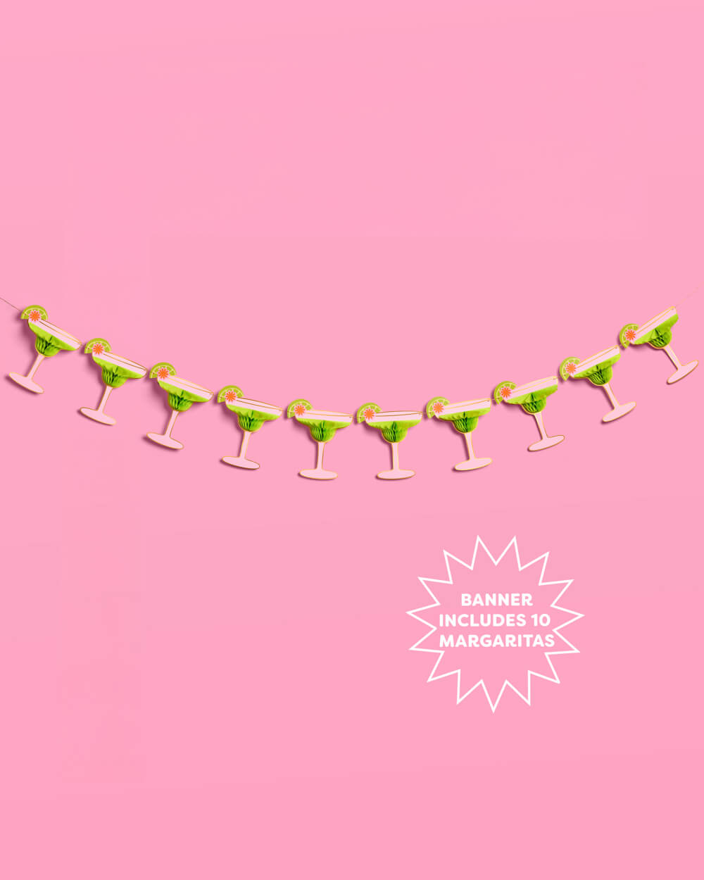 Margarita Accordion Banner - 3D banner