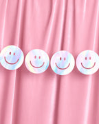 Smiley Banner - iridescent foil banner