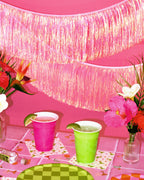 That's Hot Fringe - pink foil banner