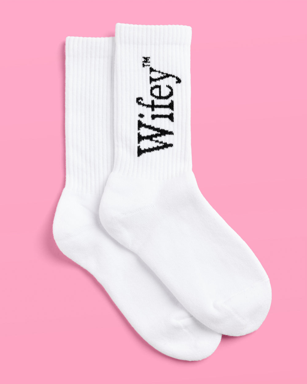 Wifey Socks - white tube socks