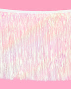 Iridescent Fringe - iridescent foil banner