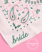 Camp Bride Bandana - embroidered bandana