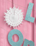 Last Toast On the Slopes Banner - 3D glitter banner