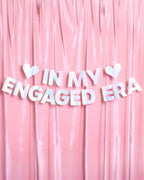 Engaged Era Banner - iridescent foil banner