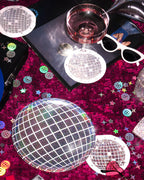 Shimmer Disco Plates - 25 foil paper plates