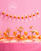 Spritz Accordion Banner - orange party banner