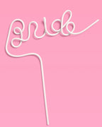 Classic Bride Straw - XL white Bride straw