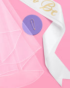 The Remix Kit - bride to be sash + veil