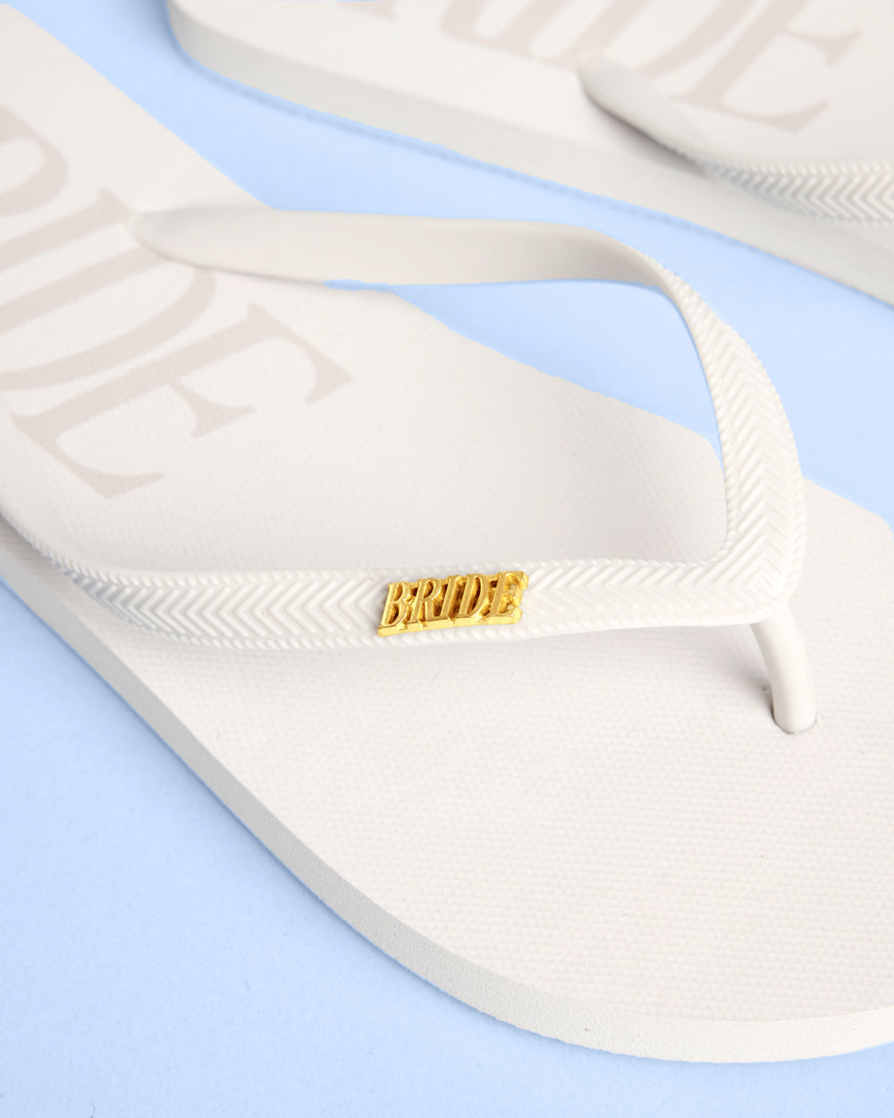 Bride Flip Flops - rubber flip flops