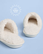 Bride Slippers - fuzzy faux fur slippers