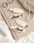 Bride Beauty Clips - 4 pc ivory hair clip set