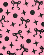 Little Black Bow Confetti - 200 pc glitter confetti