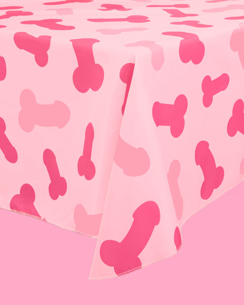 Same Penis Table Pack - plates, napkins, drink pouches + tablecloth