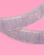 Shimmer Fringe - iridescent banner