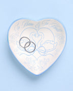 To Have & To Hold Tray - heart shaped ceramic dish
