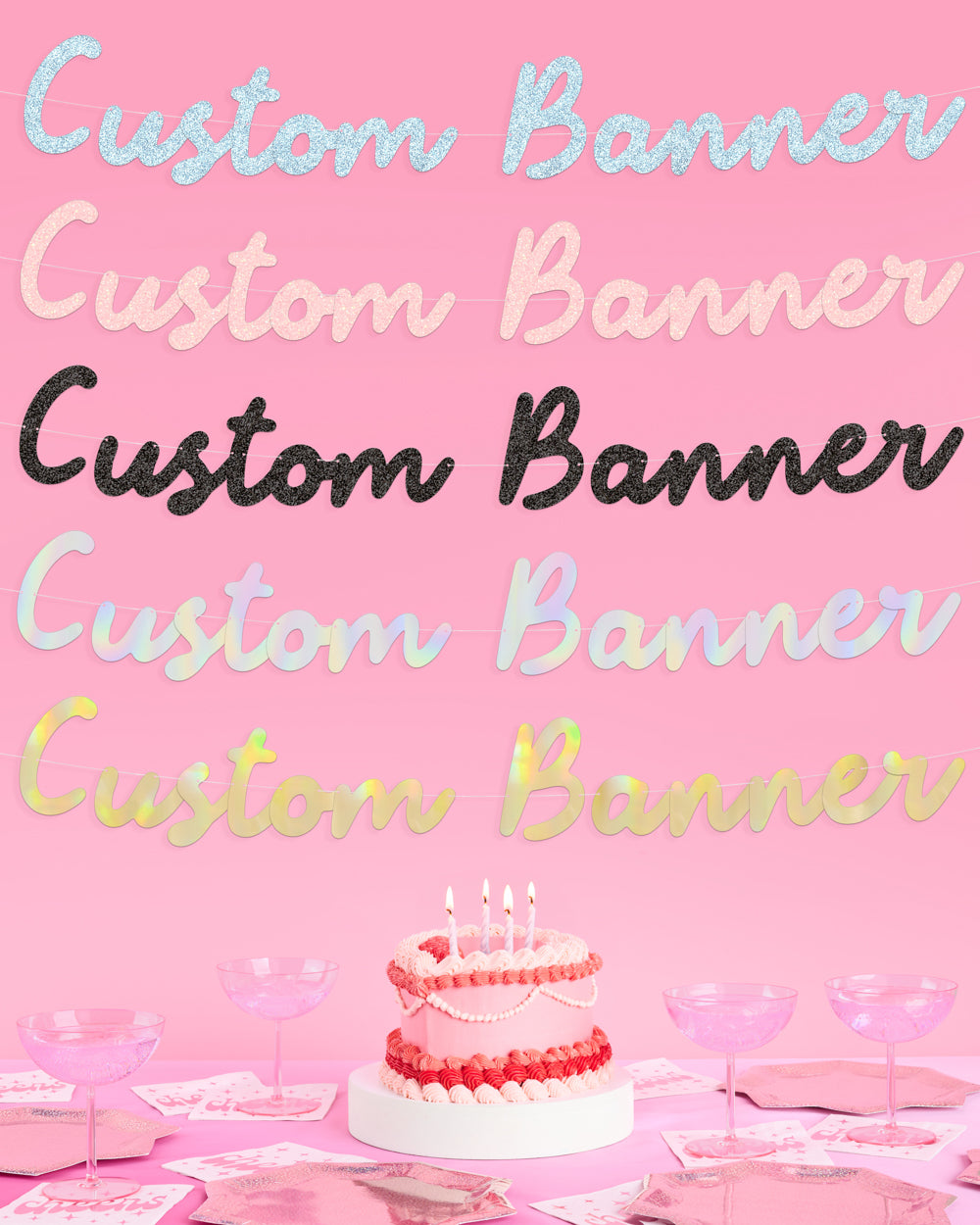 Vacation Custom Banner - customizable banner