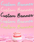 Vacation Custom Banner - customizable banner