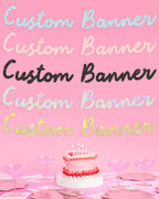 Vacation Custom Banner - customizable banner