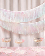 Iridescent Fringe - iridescent foil banner