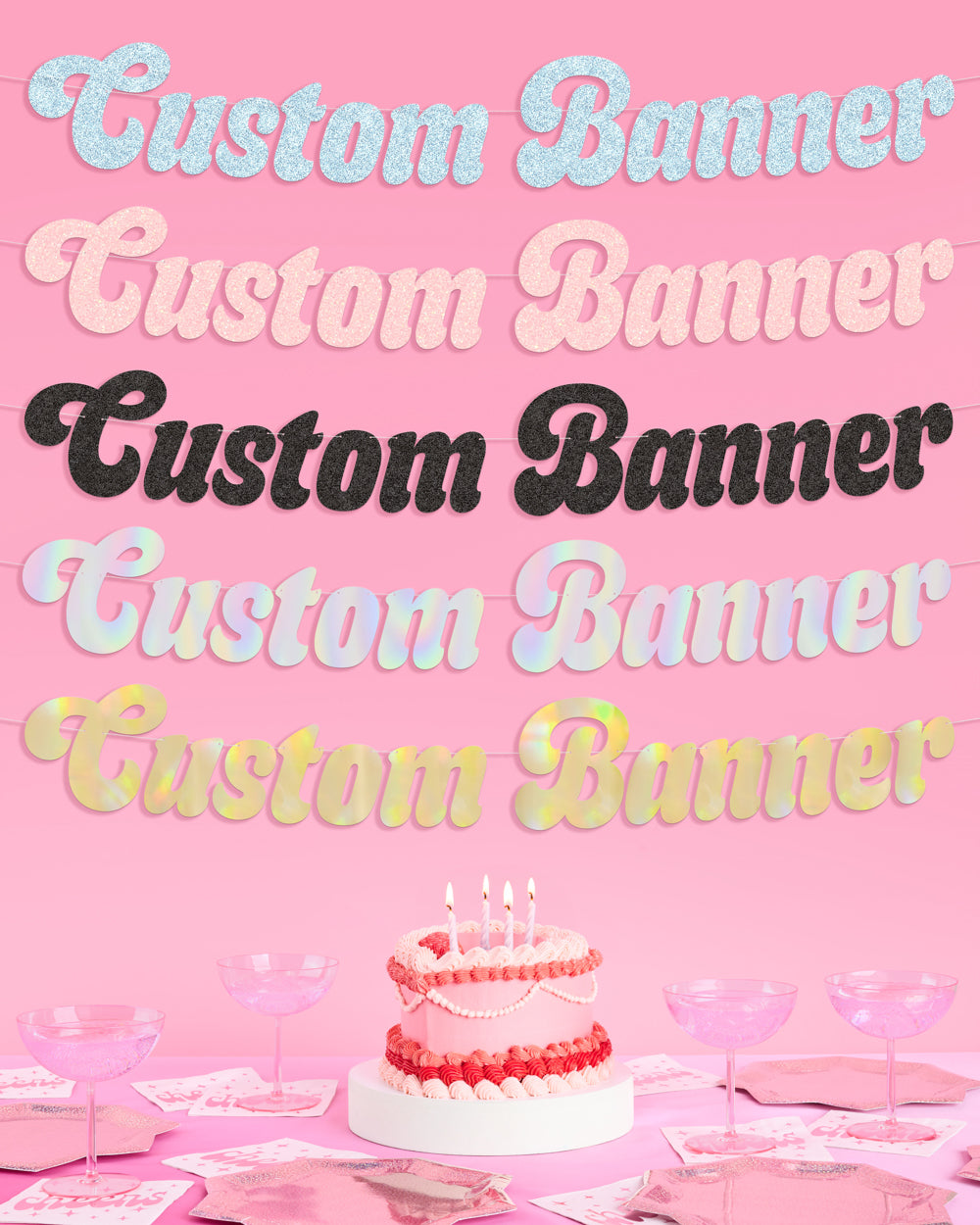 Disco Custom Banner - customizable banner
