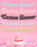 Disco Custom Banner - customizable banner