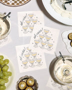 Champagne Cheers Napkins - 50 foil napkins