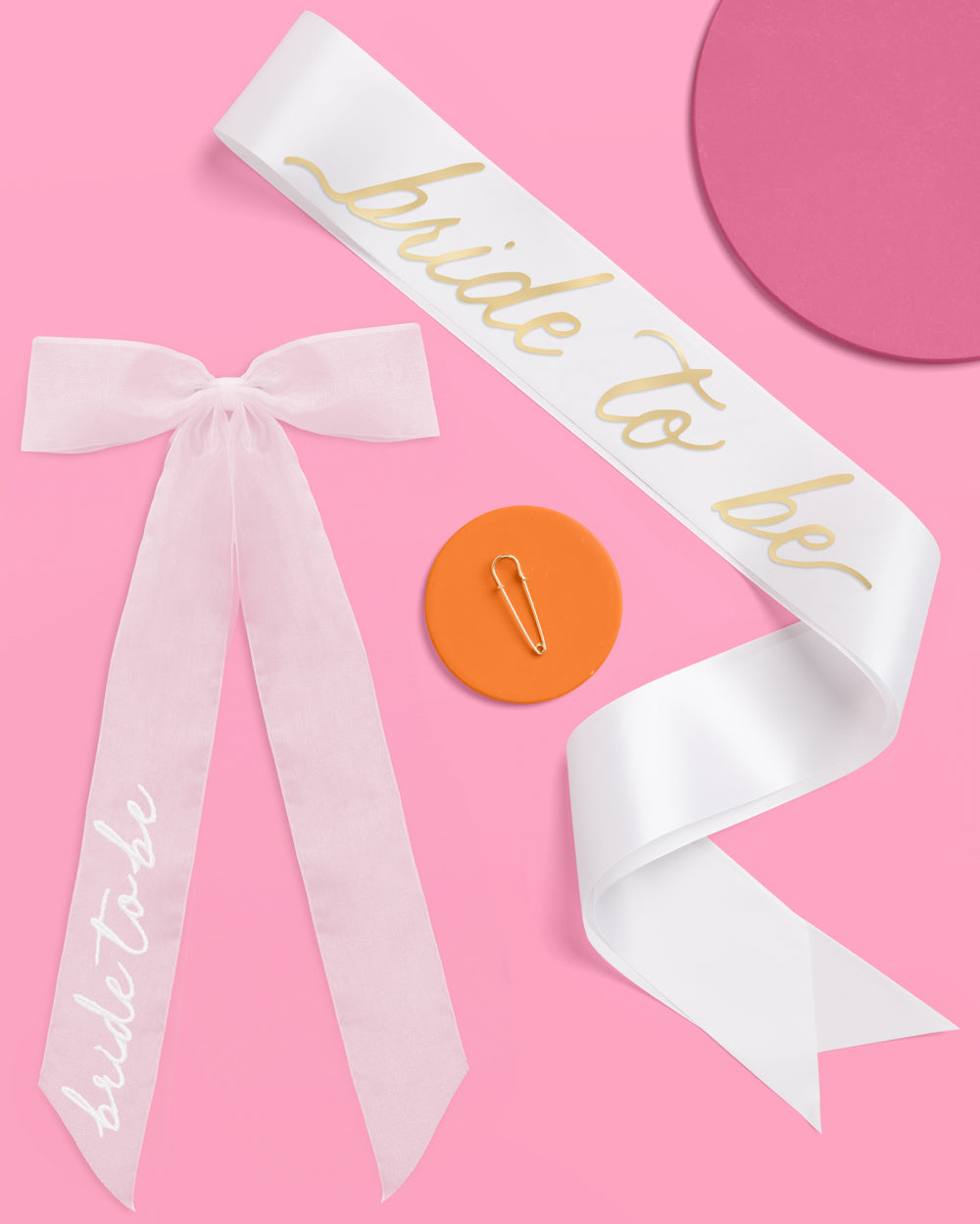 Classic Bride Pack - hair bow and sash