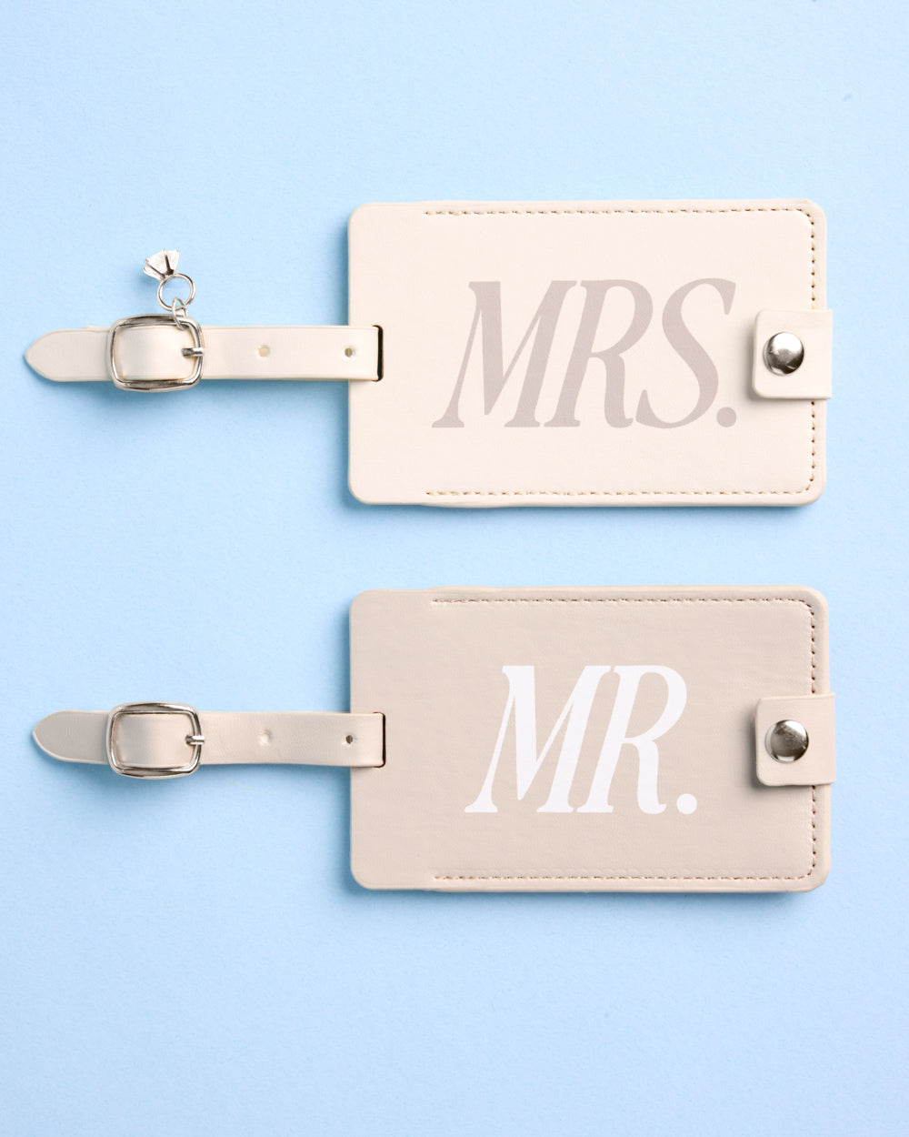 Mr And Mrs Luggage Tags - 2 pc travel tag set