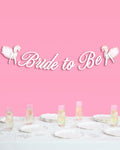 Swan to Be Banner - iridescent foil banner
