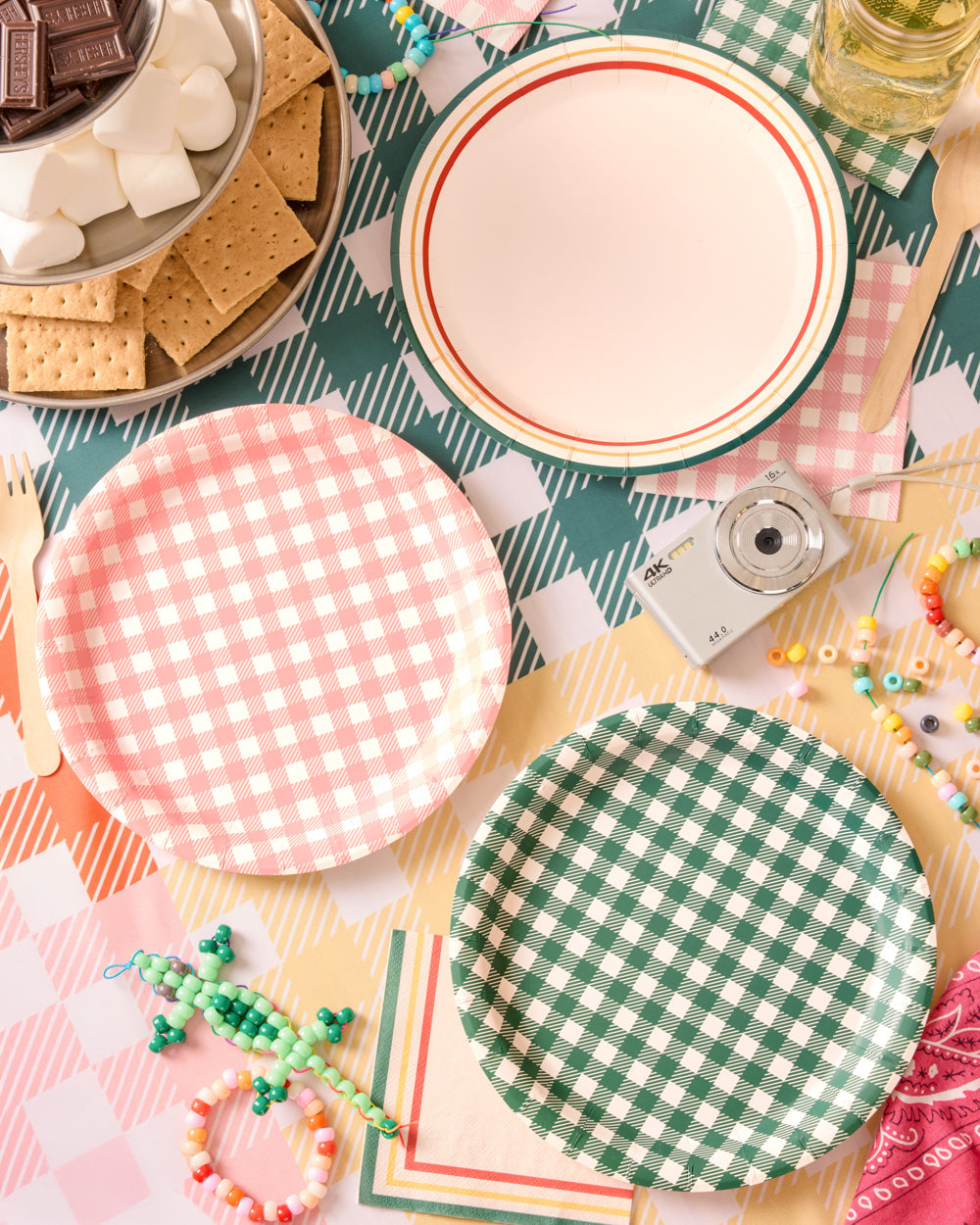Camp Bride Plates - 24 matte paper plates