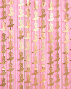 Gold Cowgirl Curtain Pack - cowgirl boot + fringe curtains