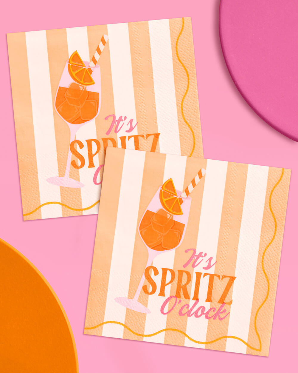 Spritz Napkins - 25 paper cocktail napkins