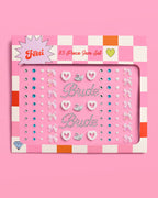 Bride Face Gems - 85 adhesive face gems