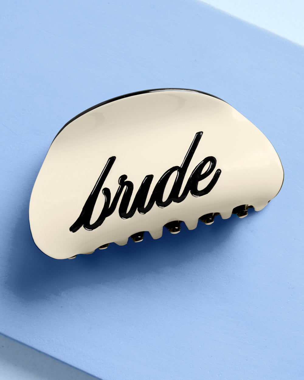 Classic Bride Clip - two tone claw clip