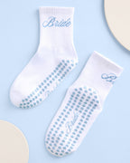 Bride Pilates Sock - grippy crew sock