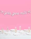 Girls Gone Mild Banner - iridescent foil banner