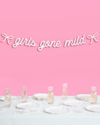 Girls Gone Mild Banner - iridescent foil banner